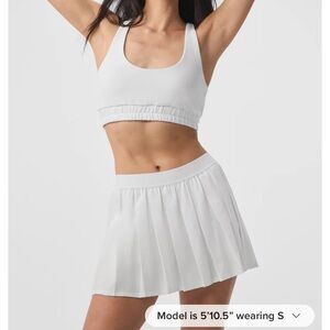 Alo yoga varsity tennis skirt XS small pleated good condition
